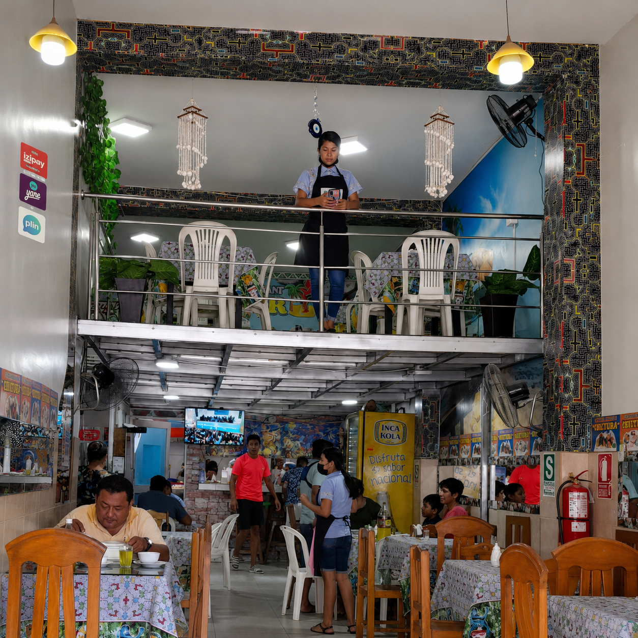 Interior y mezzanine de Mixtura